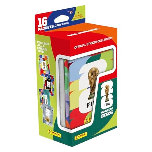 Metallbox mit 112 WM-Panini-Stickern für unter 30 Euro bei Amazon